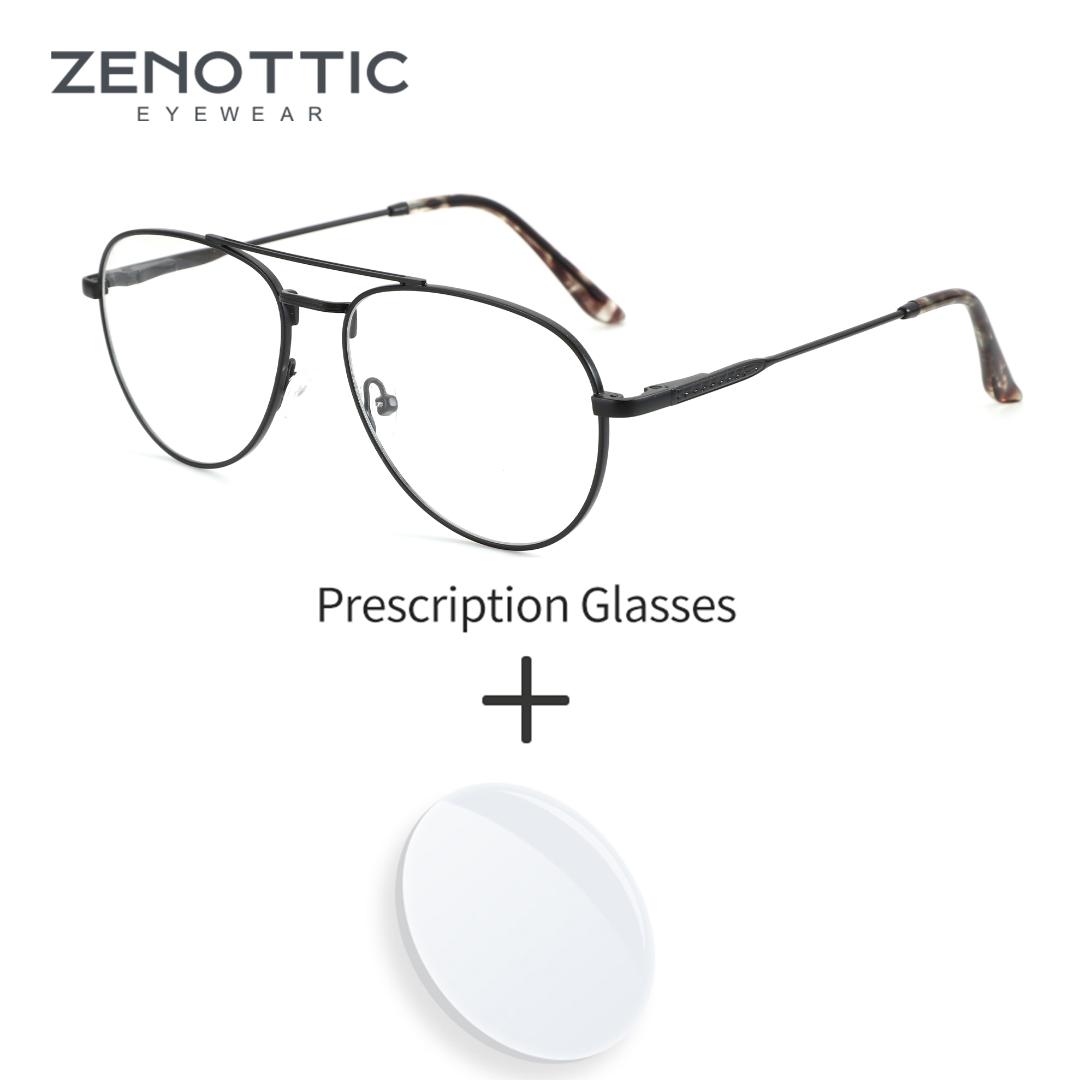Men Shoes Zegna - ZENOTTIC classique aviateur lunettes de Prescription