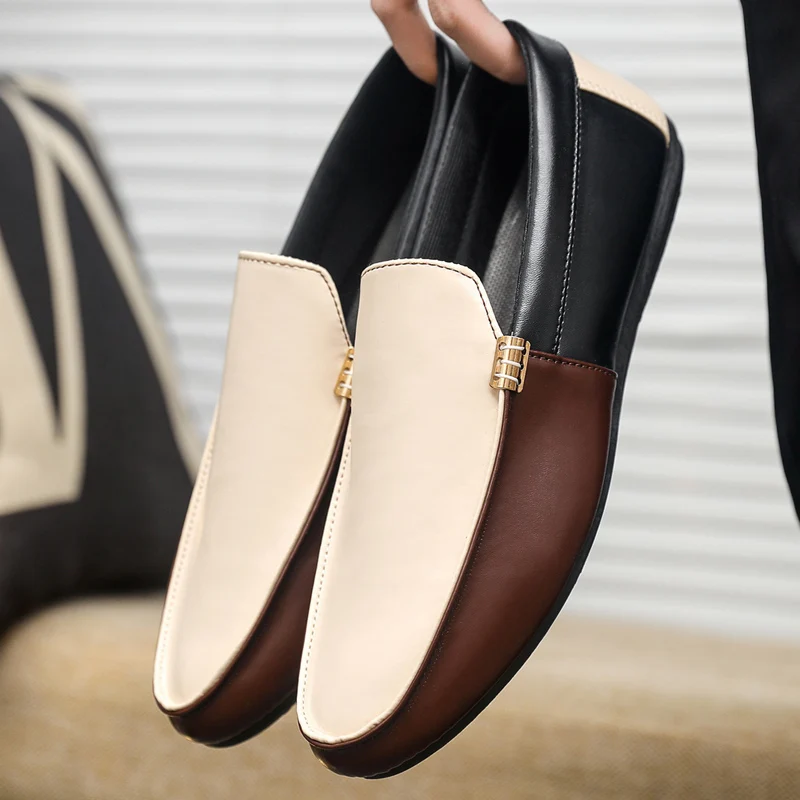 Men'S Shoes Hey Dude - Mocassins en cuir à la mode