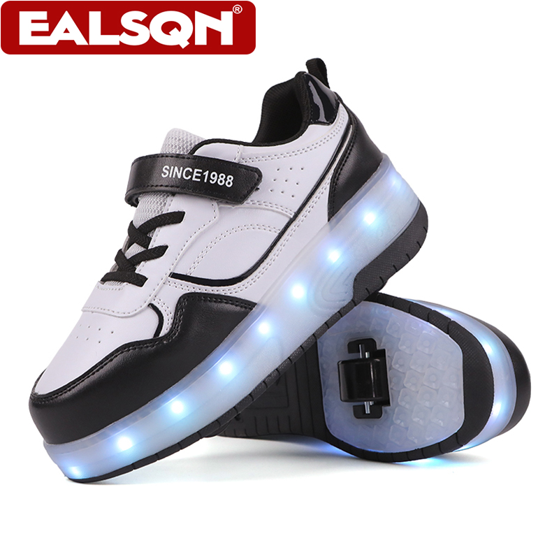 Men Shoes Running - Nouveaux patins à roulettes lumineux à