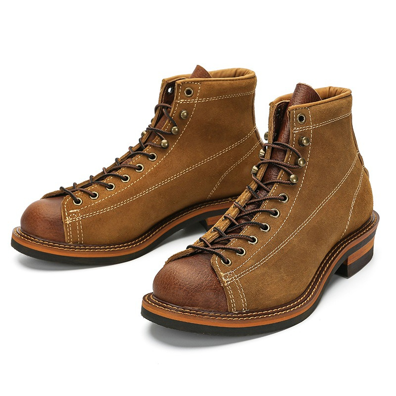 Men Shoes Type - Bottes de moto vintage pour homme