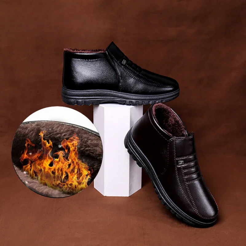 Bottes en cuir décontractées à - Men Shoes Type avis et prix