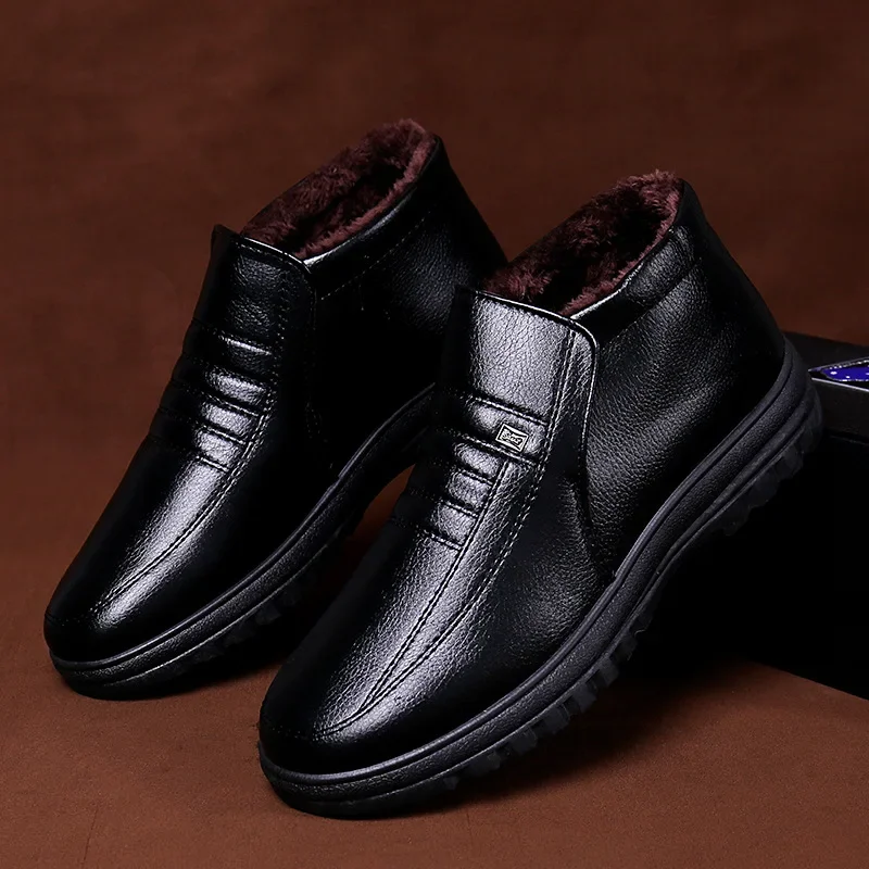 Bottes en cuir décontractées à - Men Shoes Type avis et prix