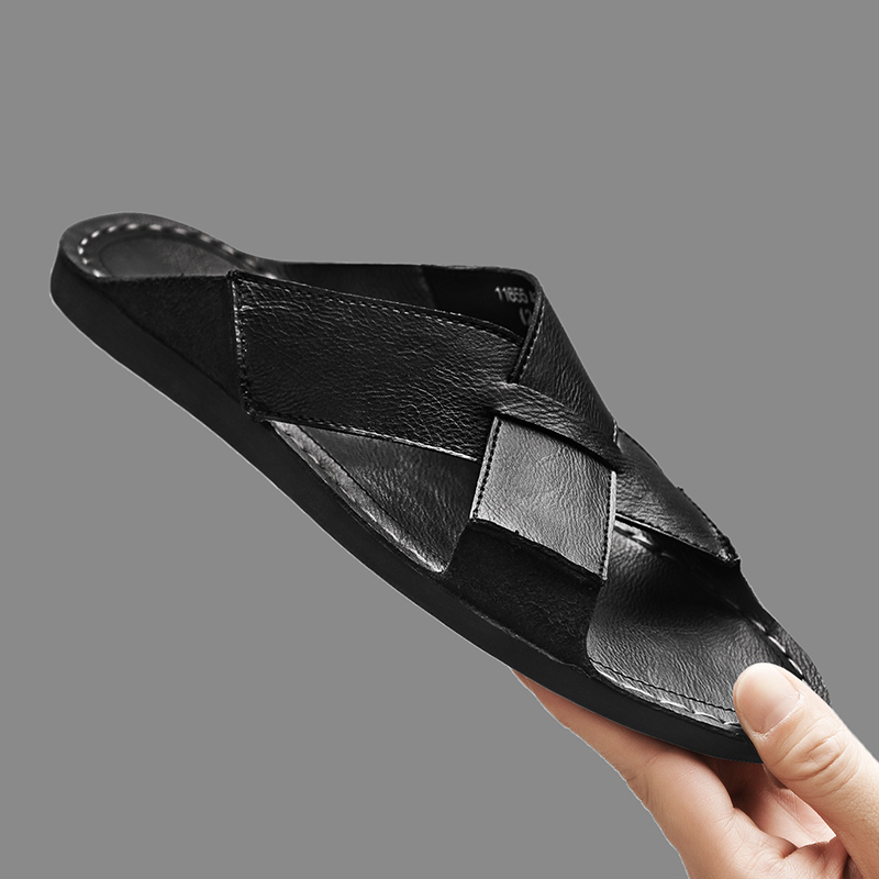 Mode en cuir véritable hommes  - Men Shoes Type avis et prix