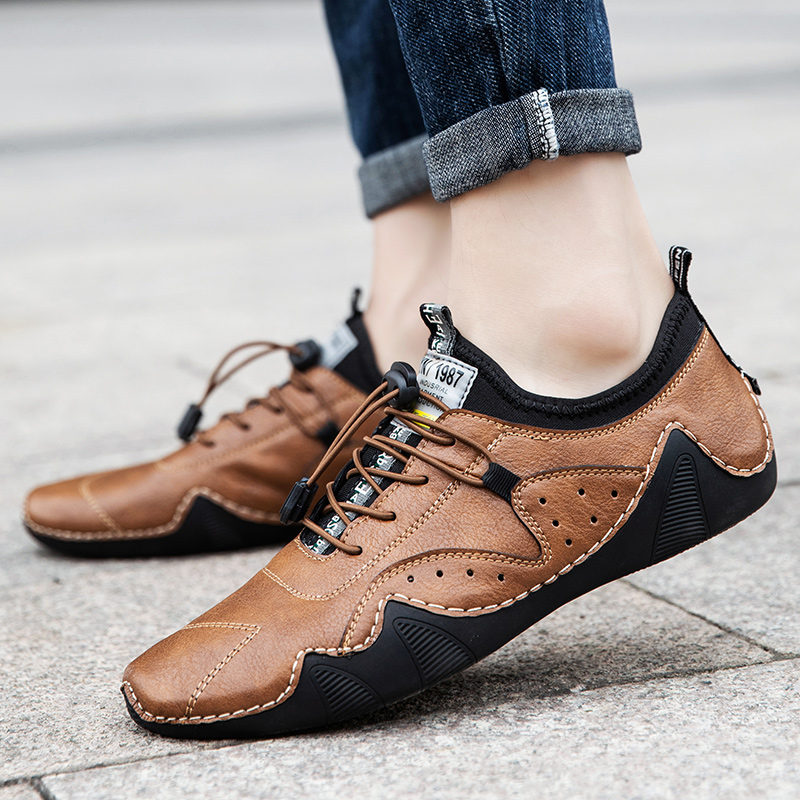 Baskets décontractées en cuir  - Men Shoes Zegna avis et prix