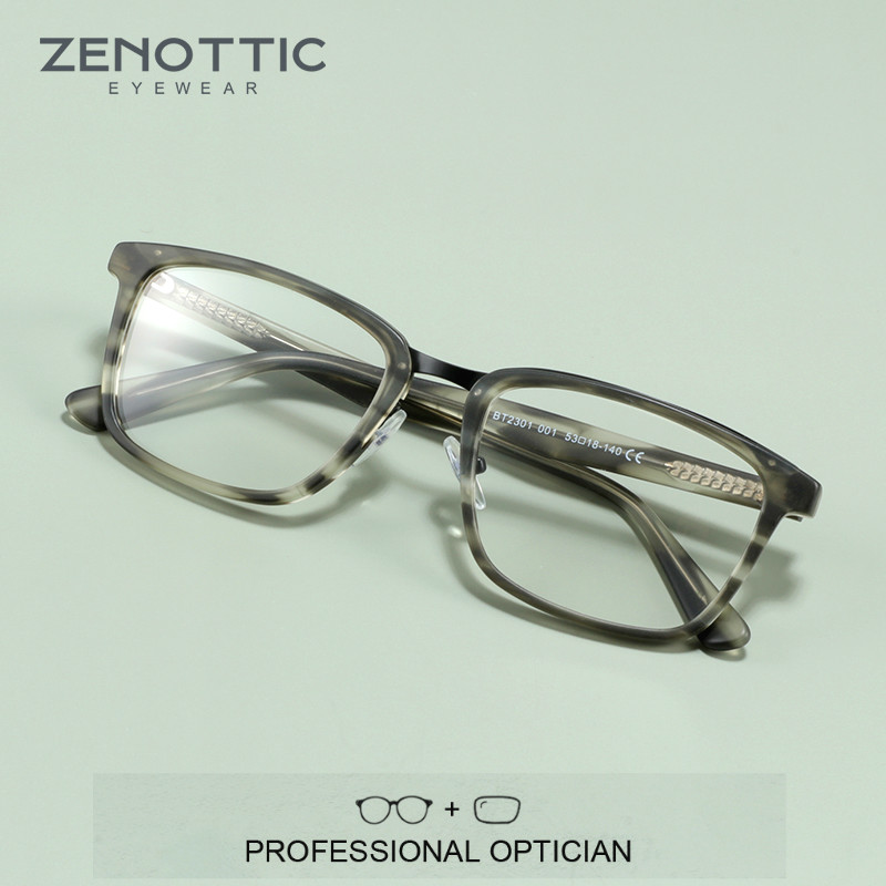 ZENOTTIC carré acétate lunette - Men Shoes Zegna avis et prix
