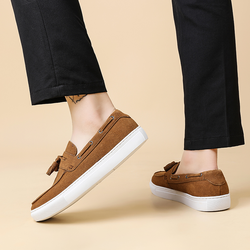 Mocassins classiques en daim p - Men'S Shoes Hey Dude avis et prix