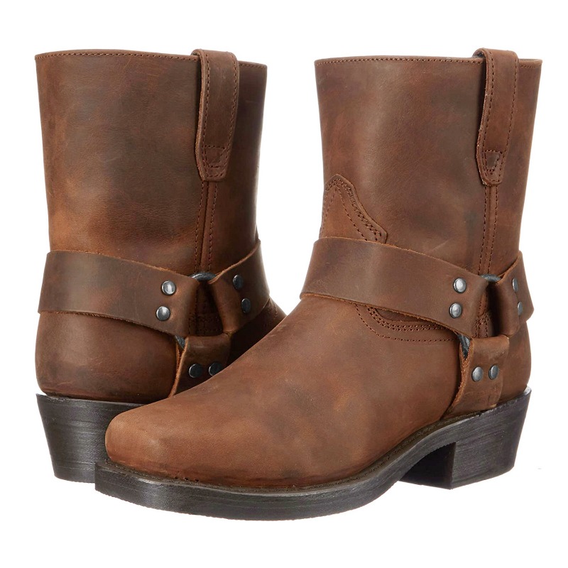 Bottes de Cowboy rétro en cuir - Men Shoes Type avis et prix