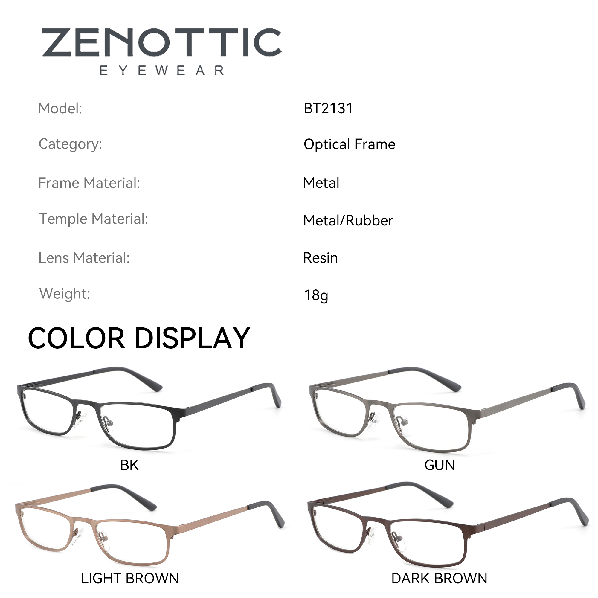 ZENOTTIC lunettes de Prescript - Men Shoes Zegna avis et prix