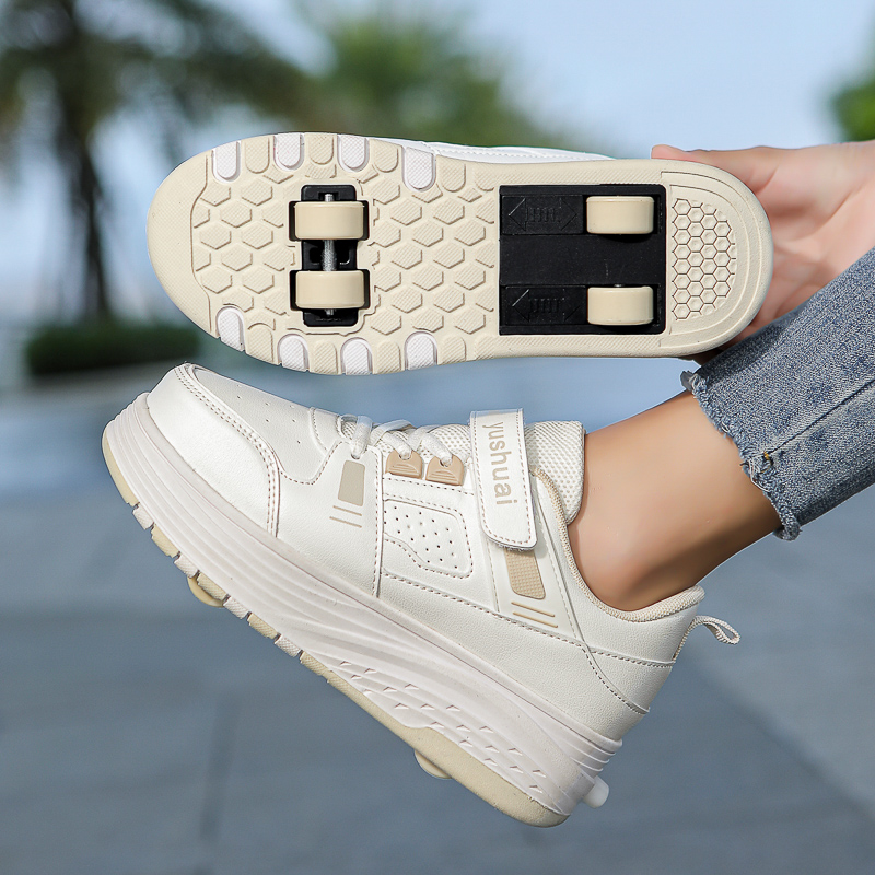 Patins à quatre roues pour gar - Men Shoes Running avis et prix